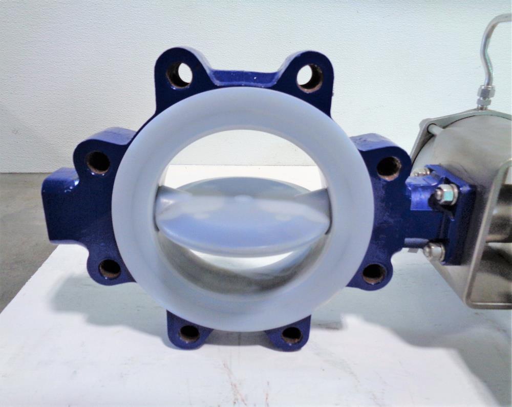 Amri KSB 6" 150# PTFE Butterfly Valve TI 31KFS9CE07 w/ Morin Actuator